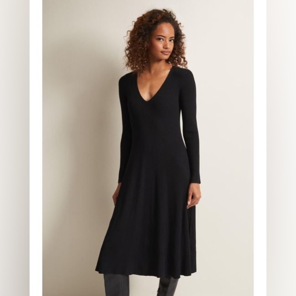 Ralph Lauren Edward Fit & Flare Easy Dress - Black NWT